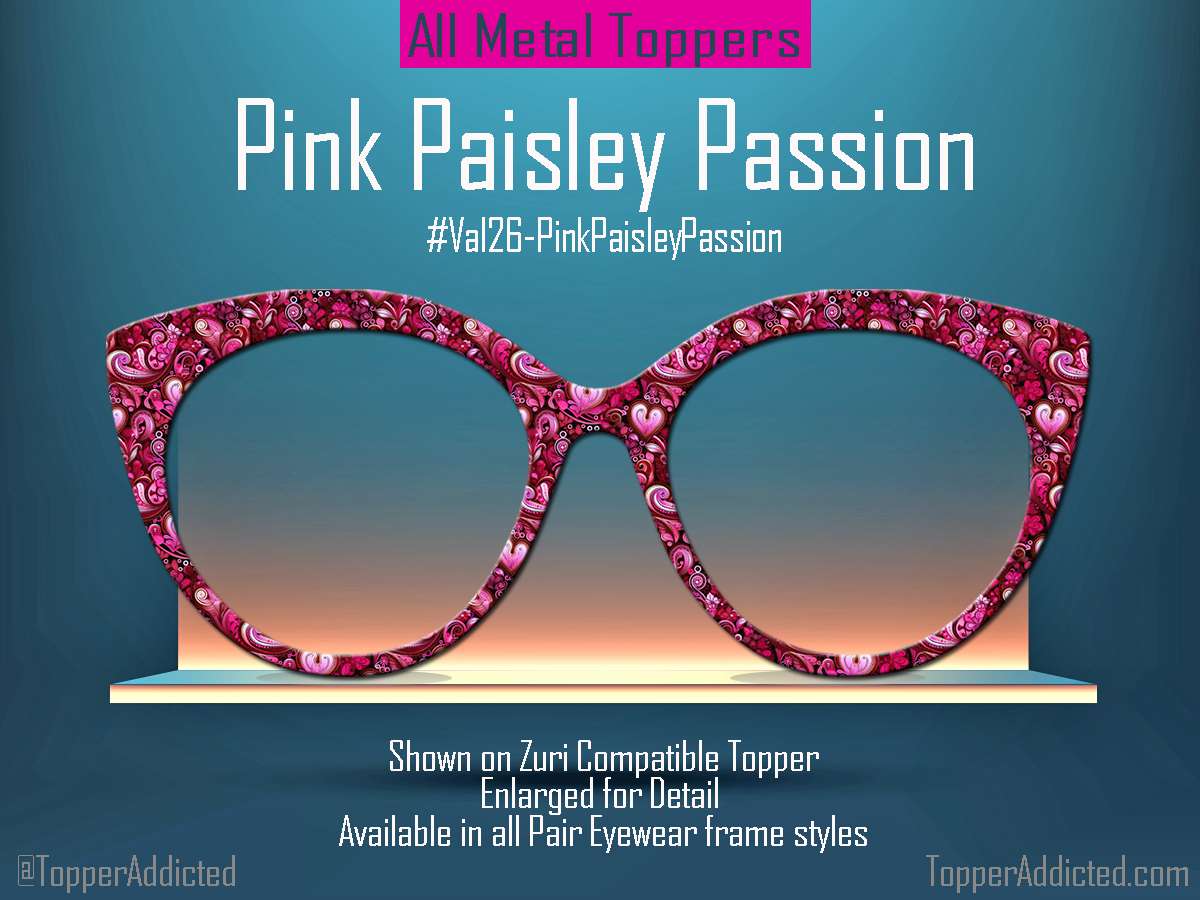 Z-Design – Pink Paisley Passion – Valentines Topper